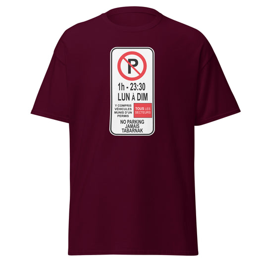 T-shirt classique - Jamais de Parking